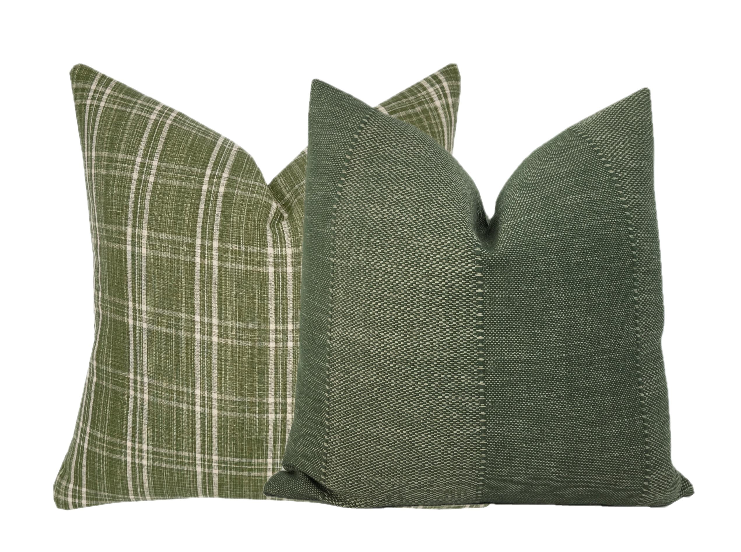Designer Caravane Olive Green Pillow Cover | Zak + Fox