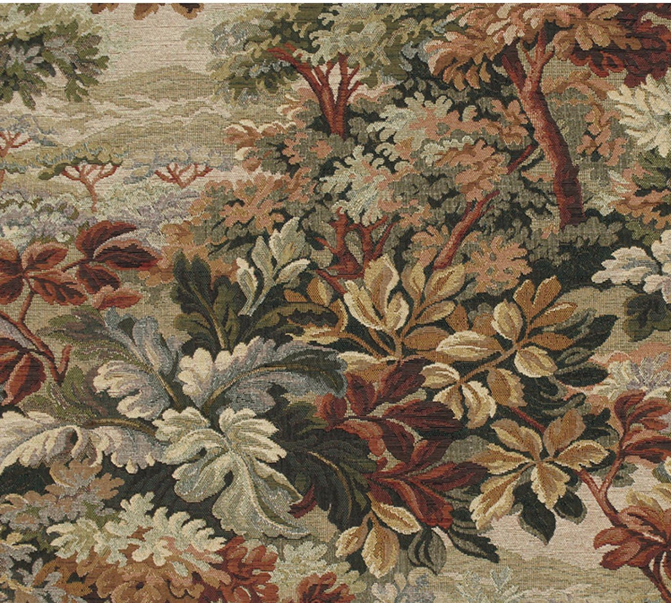 Woodrose Botanical Tapestry Pillow Cover | Moody | Earth Tones