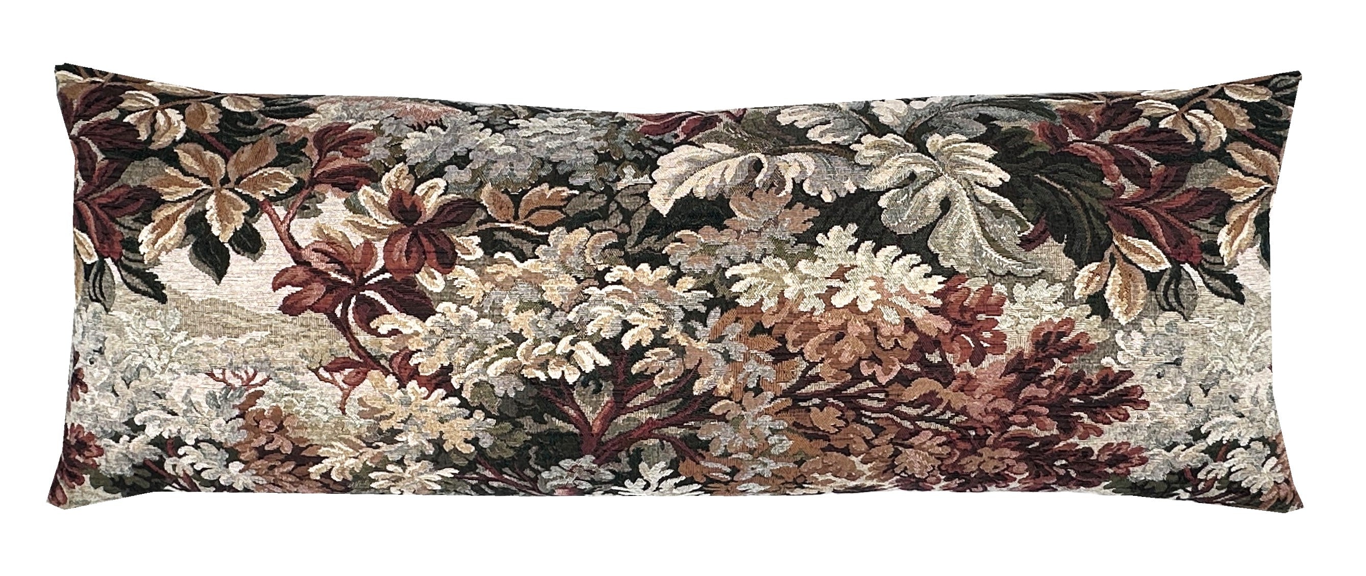 Woodrose Tapestry Pillow Cover | Long Lumbar | Bed Pillow | Multiple Sizes