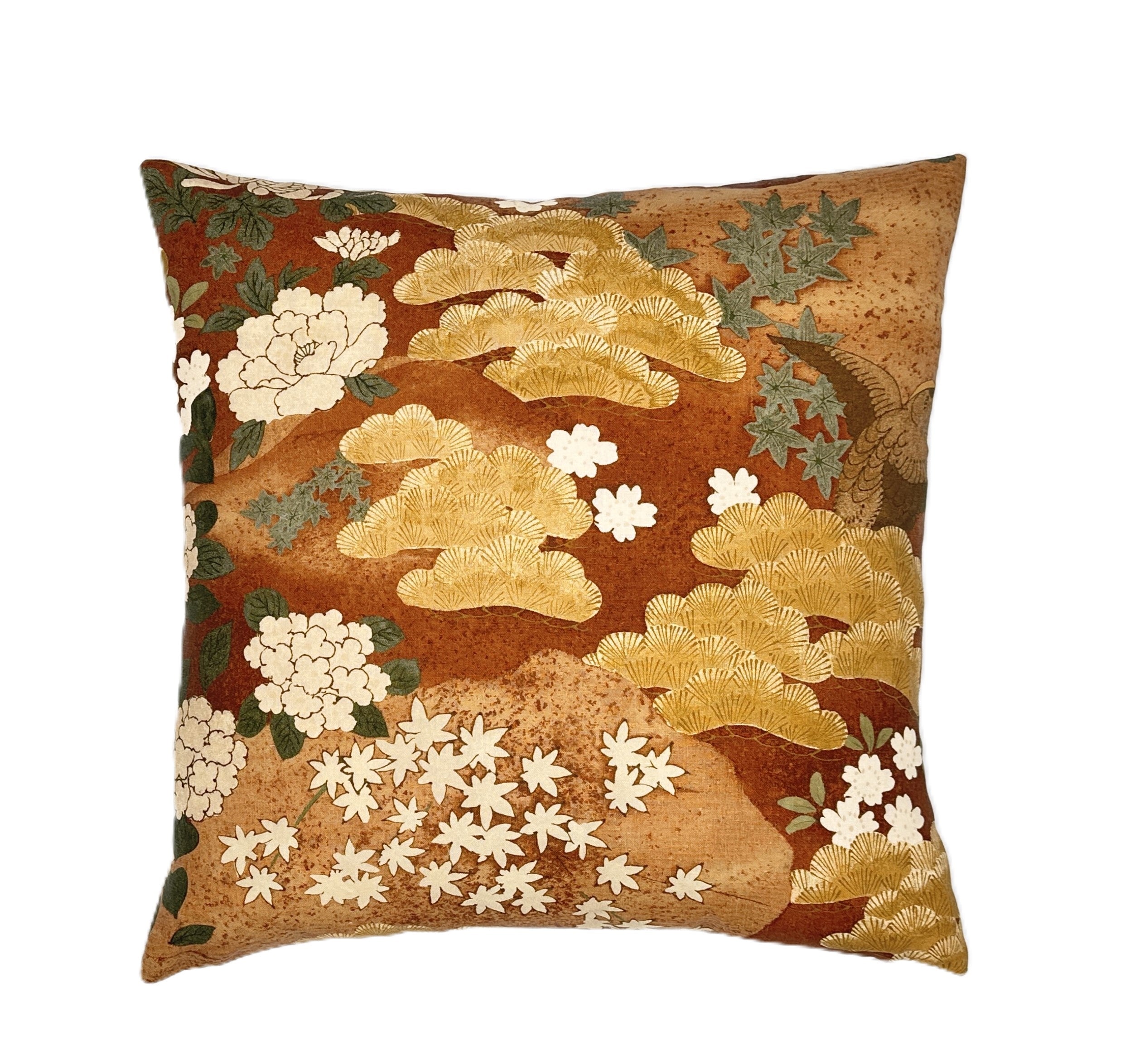Schumacher Golden Hills Botanical Pillow Cover