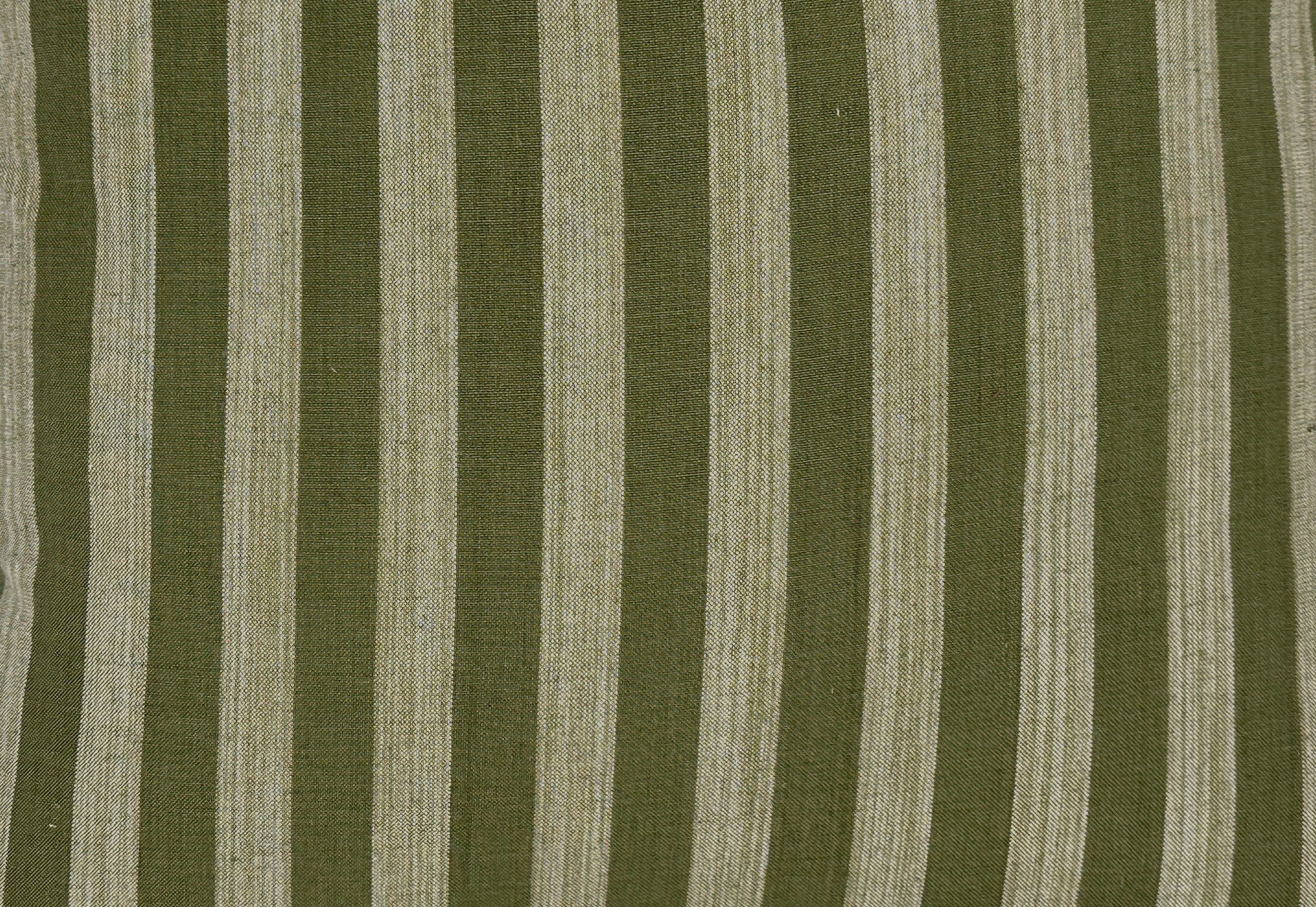 Jonah Green Stripe Pillow Cover | Schumacher |