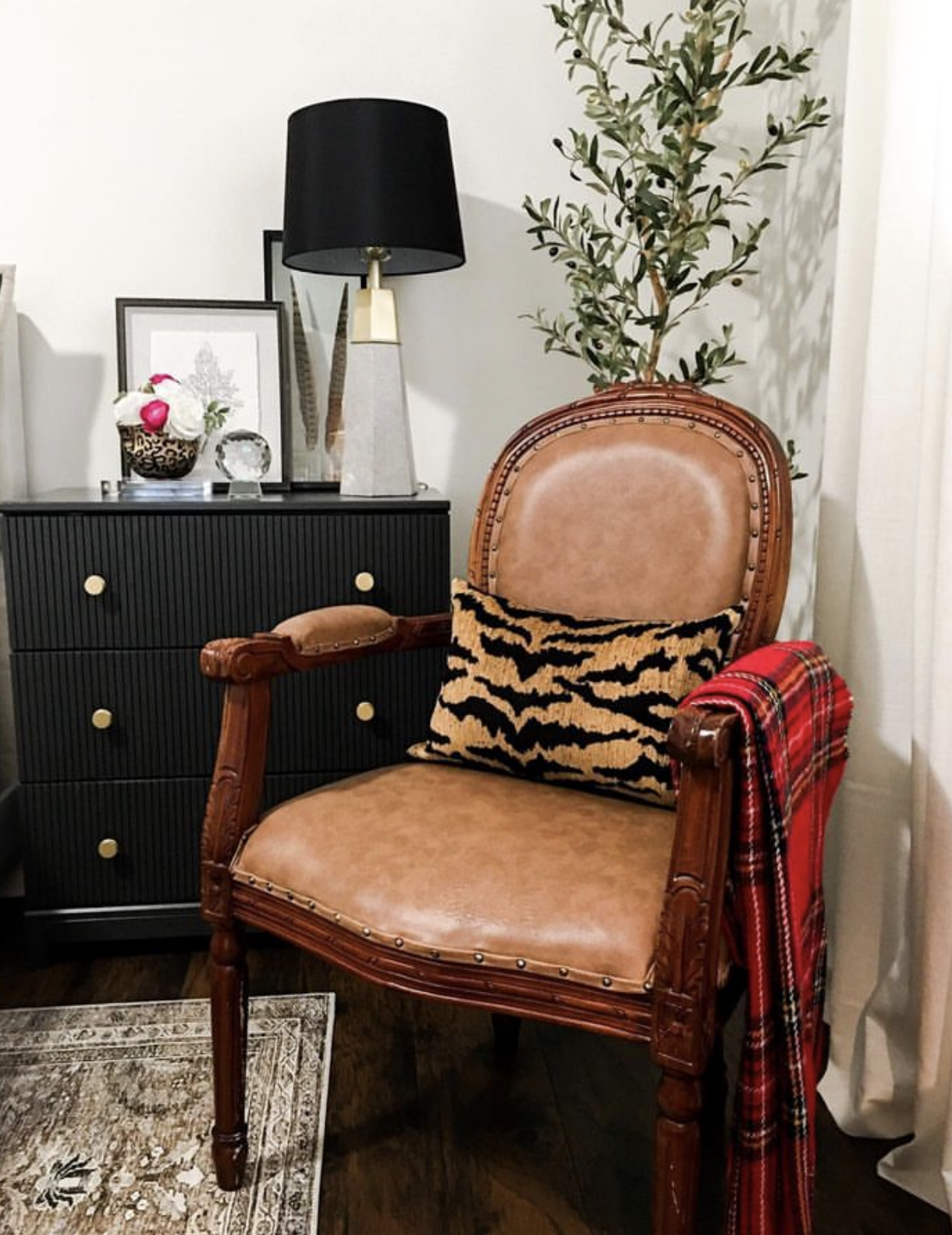 Tiger Pillow Cover | Black Tiger Stripes on Honey Gold Background | Lumbar Sizes