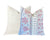Indiennes Berry Floral Stripe Pillow Cover | Lee Jofa | Block Print Style