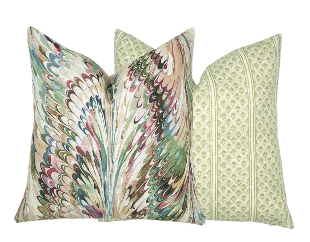 Taplow Juniper / Petal Pillow Cover | Lee Jofa | Designer