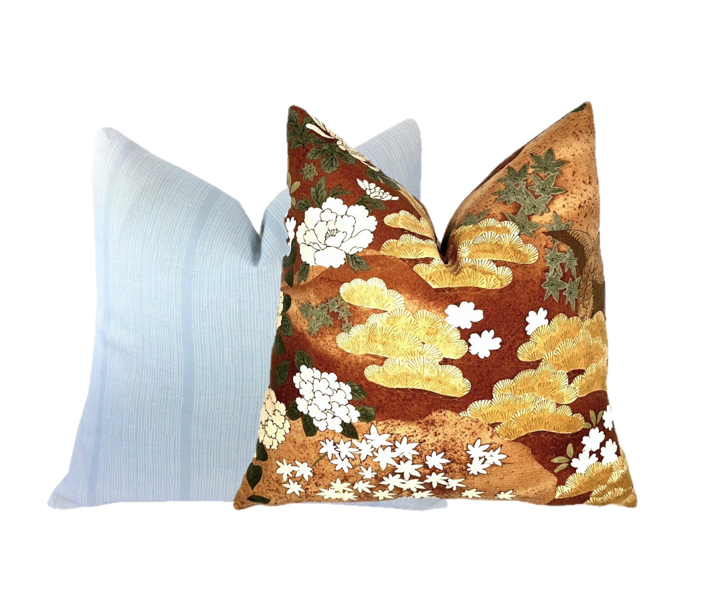 Schumacher Golden Hills Botanical Pillow Cover