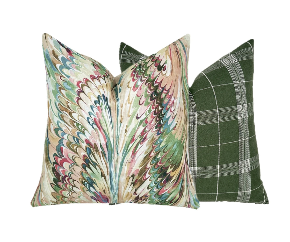 Taplow Juniper / Petal Pillow Cover | Lee Jofa | Designer