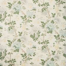 Inisfree Inlet Floral Pillow Cover | Green and Blue on Ivory | Lee Jofa | 1 or 2 Sided | Designer