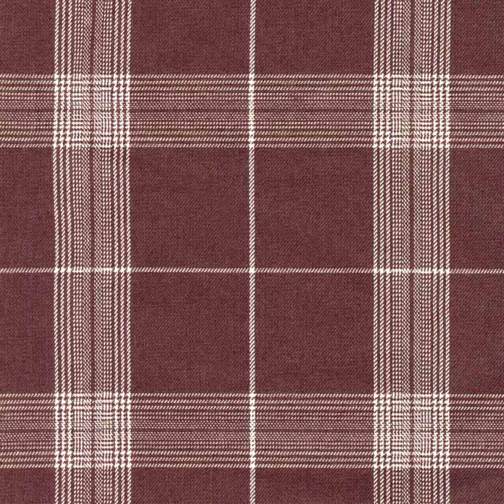 Kent Burgundy Plaid Pillow Cover | Mulberry | Maroon | Burgundy | Same Fabric Both Sides