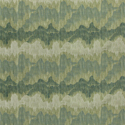 Cascadia Jadestone Pillow Cover | Dark to Light Green Tones | Kelly Wearstler