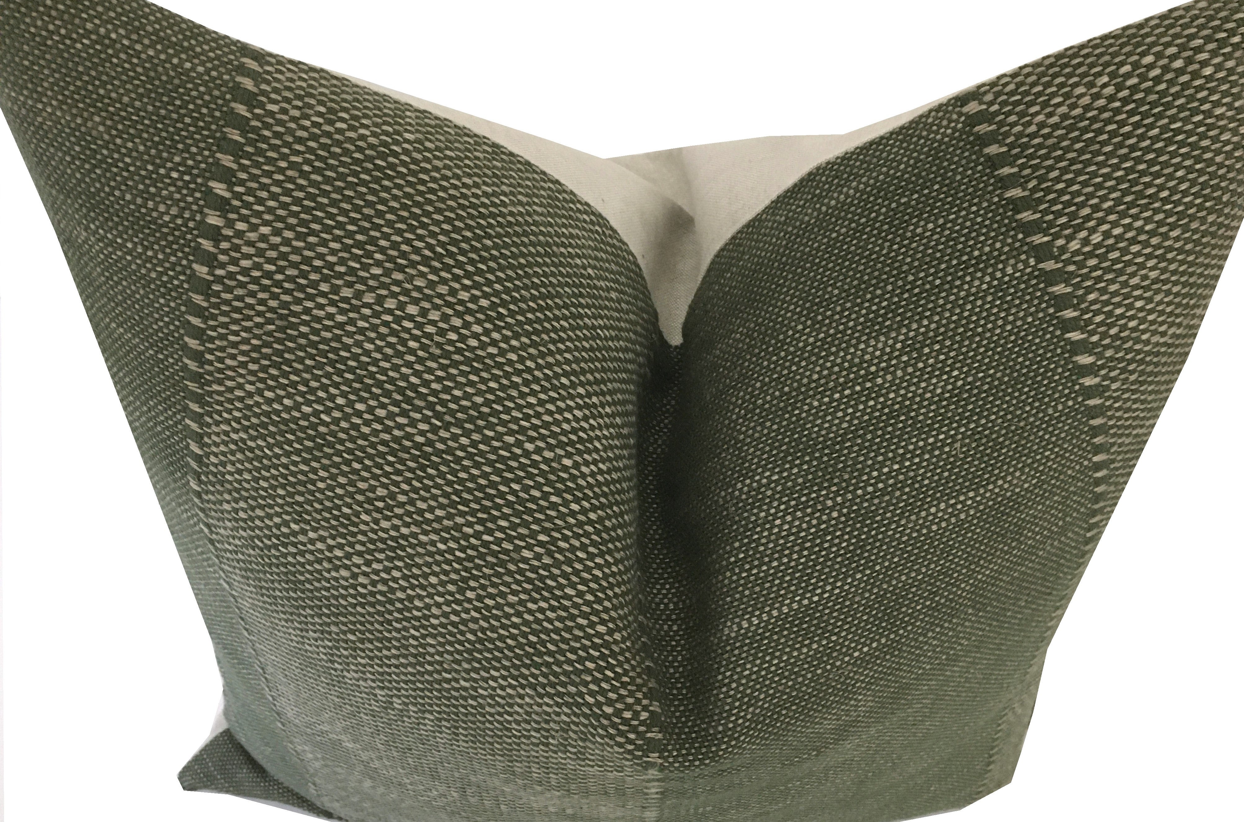 Designer Caravane Olive Green Pillow Cover | Zak + Fox