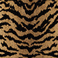 Tiger Pillow Cover | Black Tiger Stripes on Honey Gold Background
