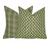 Zak + Fox Zoa Olive Pillow Cover | Designer | Olive Green