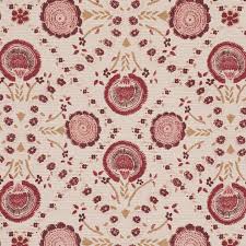 Schumacher Athena Burgundy Floral Pillow Cover