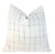 Ennis Windowpane Indigo Pillow Cover