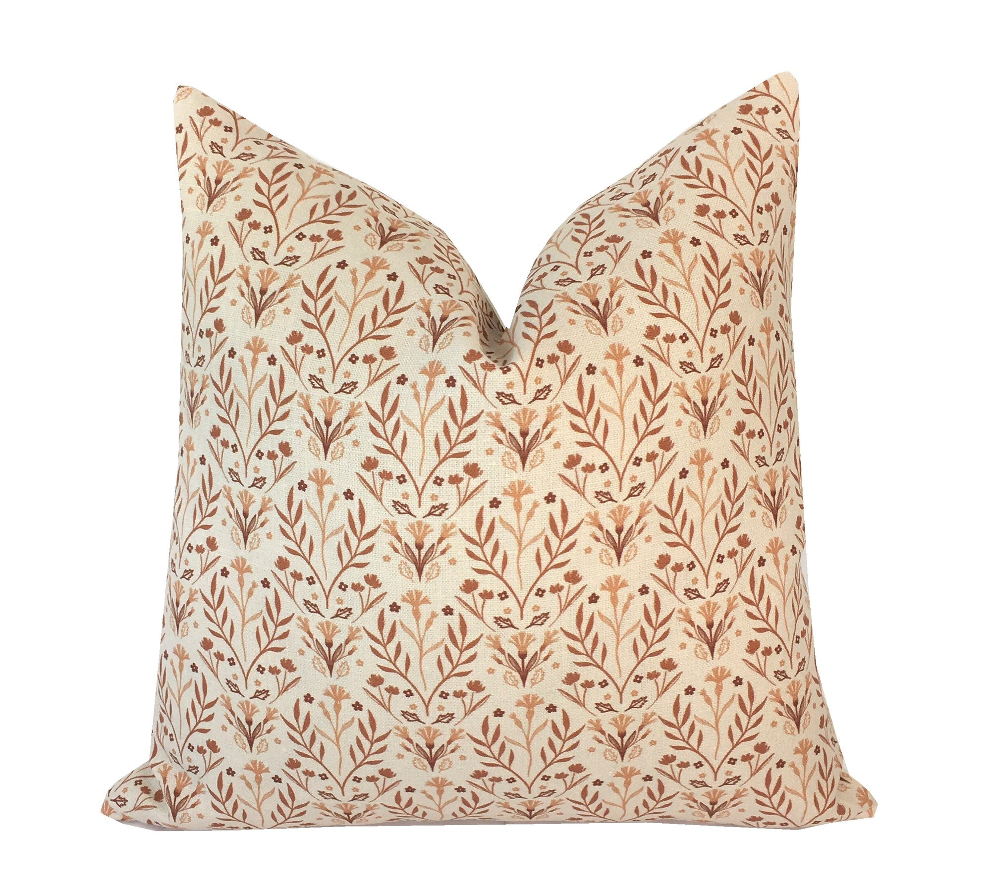 Wilderness Spice Pillow Cover | Rust Brown Tones | Earthy