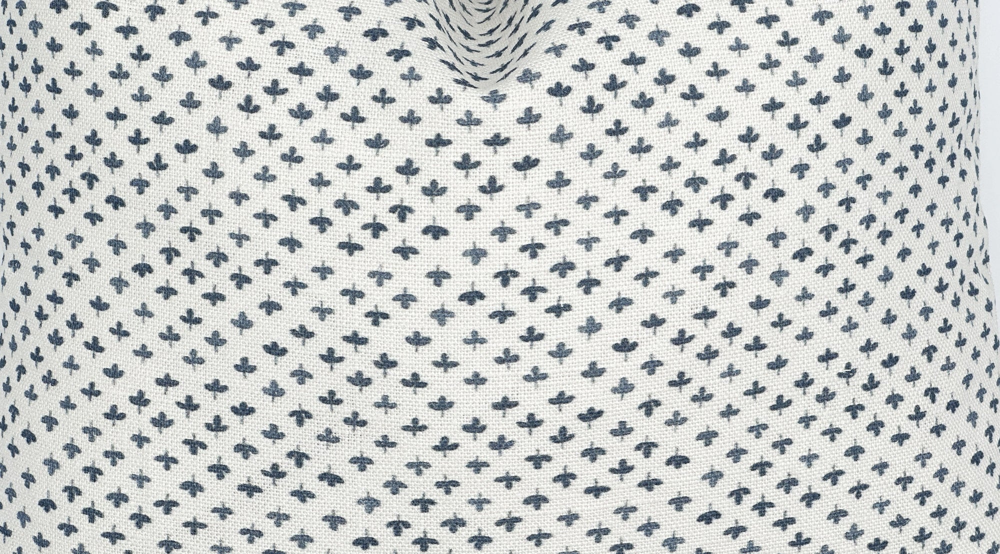 Paule Indigo Blue on Cream Pillow Cover | 16" x 16"