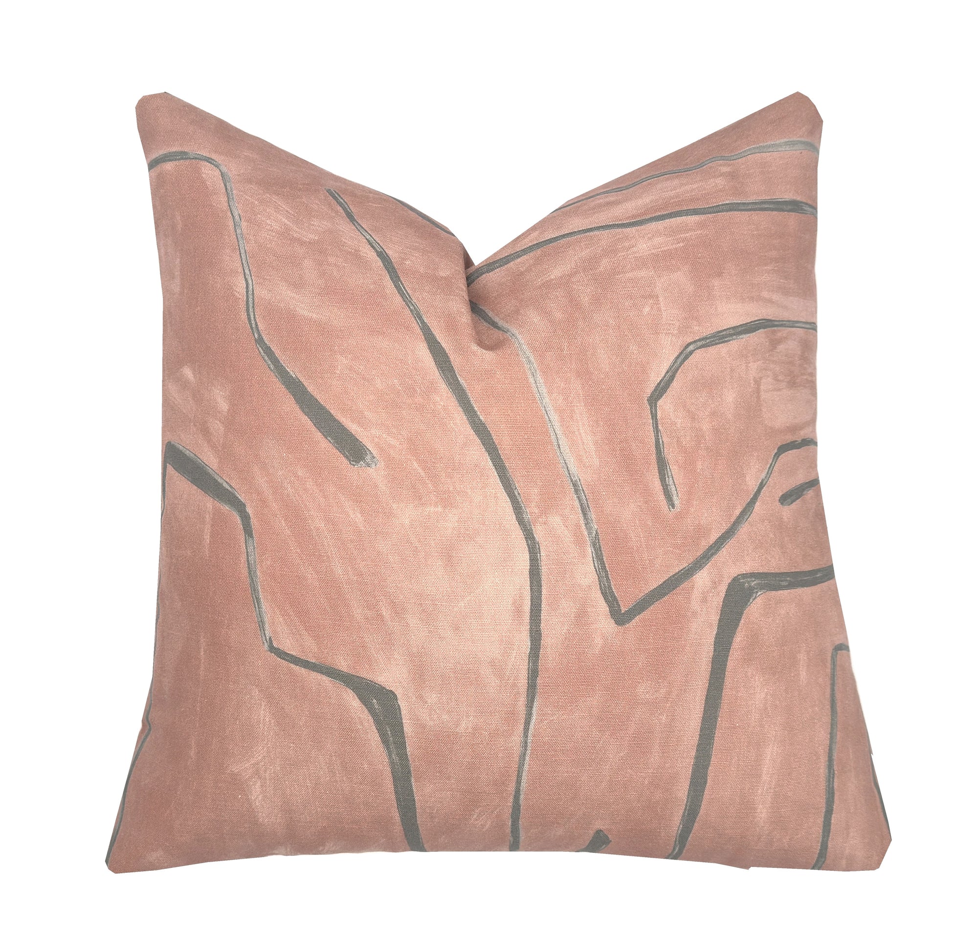 Graffito Rosa Pillow Cover | Kelly Wearstler | Neutral | 1 or 2 Sided |  Designer