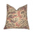 Monica Mocha Mousse Linen Pillow Cover | Mocha Mousse & Dark Plum