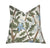 Woodlands Olive Green Botanical Pillow Cover | Large Scale | Linen