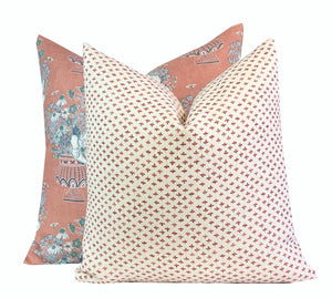 Paule Rust on Cream Pillow Cover | Small Scale Neutral