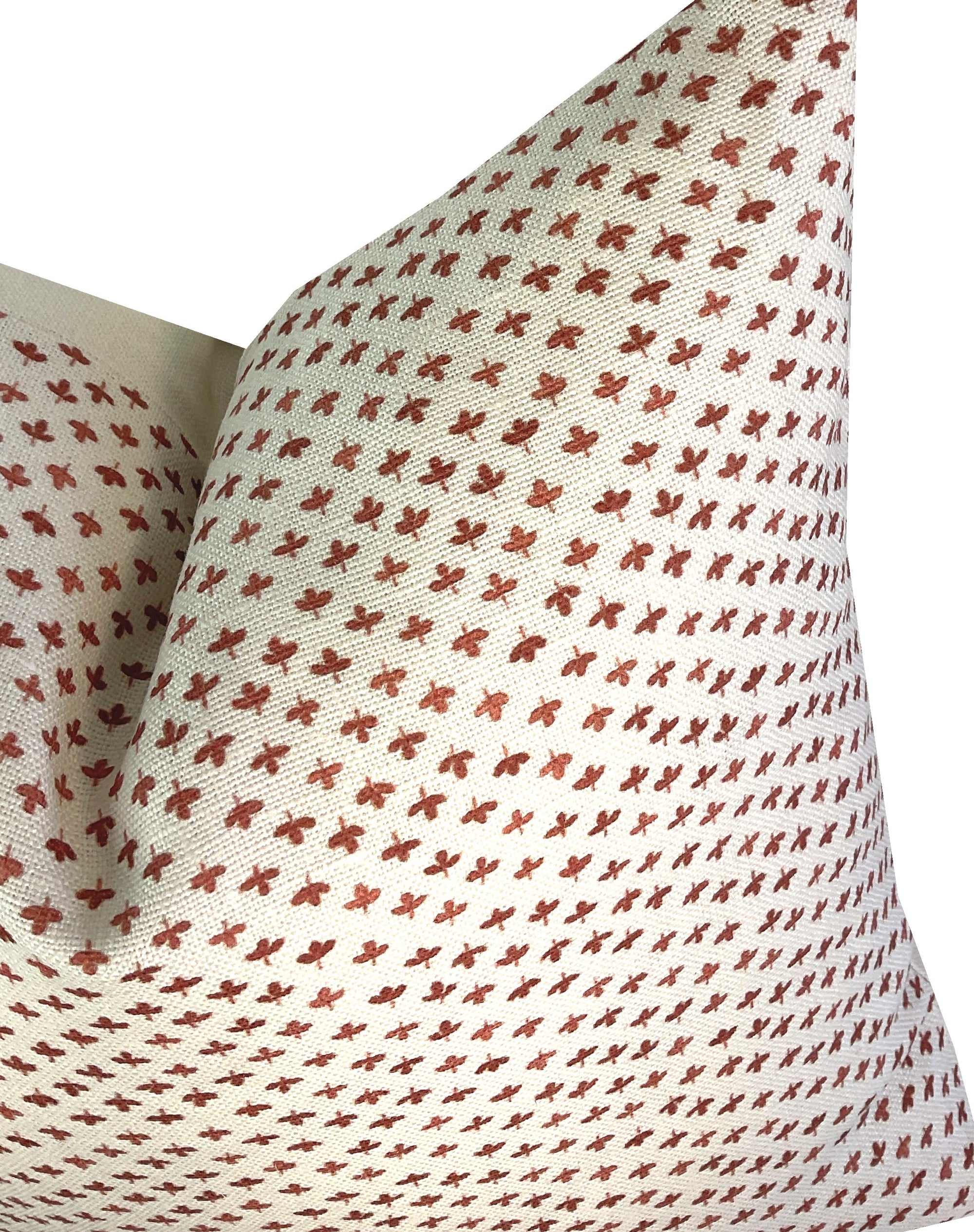 Paule Rust on Cream Pillow Cover | Small Scale Neutral