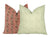 Brynn Soft Green Stripe Linen Pillow Cover | Neutral