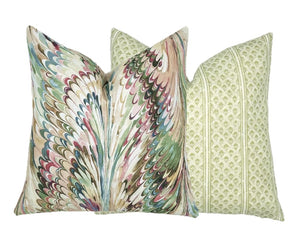 Taplow Juniper / Petal Pillow Cover | Lee Jofa | Designer