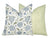 Indiennes Floral Pillow Cover | Lee Jofa | Blue and Green