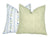 Brynn Soft Green Stripe Linen Pillow Cover | Neutral