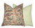 Monica Mocha Mousse Linen Pillow Cover | Mocha Mousse & Dark Plum