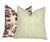 Brynn Soft Green Stripe Linen Pillow Cover | Neutral