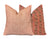 Brynn Rust Stripe Linen Pillow Cover | Neutral