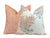 Terra Cotta Blues Linen Pillow Cover
