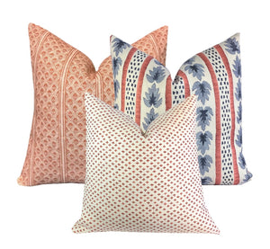 Paule Rust on Cream Pillow Cover | Small Scale Neutral