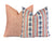 Jamie Indigo Rust Botanical Stripe Pillow Cover