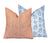 Brynn Rust Stripe Linen Pillow Cover | Neutral