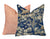 Schumacher Hound Meadow Indigo Pillow Cover