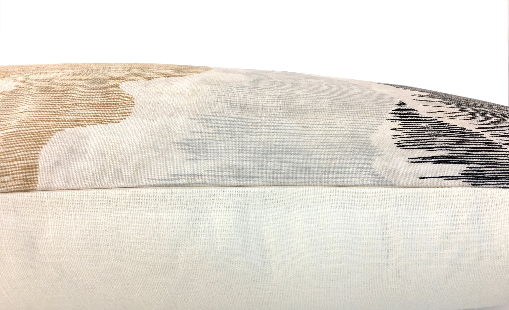 Cascadia Basalt Lumbar Pillow Cover | Long Lumbar Sizes | Bed