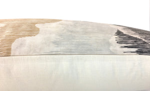 Cascadia Basalt Lumbar Pillow Cover | Long Lumbar Sizes | Bed Pillow