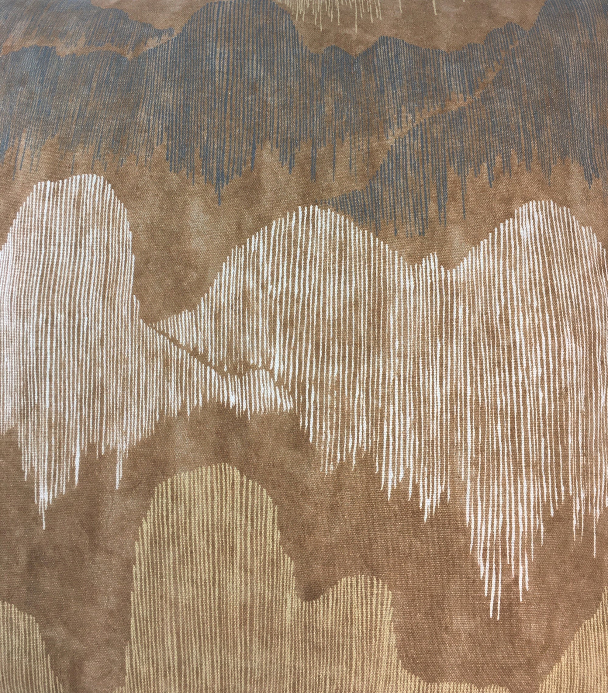 Cascadia Saffron Pillow Cover | Camel Rust Tones | Kelly Wearstler