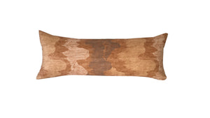 Cascadia Camel Lumbar Pillow Cover | Long Lumbar Sizes | Bed Pillow | Saffron