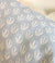 Haint Blue Pillow Cover | Ivory pattern on Haint Blue Linen | Blue Neutral