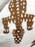 BACKORDER | Baracoa Brown Embroidery Pillow Cover |