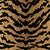 Tiger Pillow Cover | Black Tiger Stripes on Honey Gold Background
