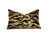 Tiger Pillow Cover | Black Tiger Stripes on Honey Gold Background | Lumbar Sizes